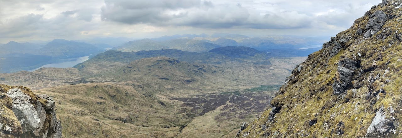 Views from the top of Ben Lomond